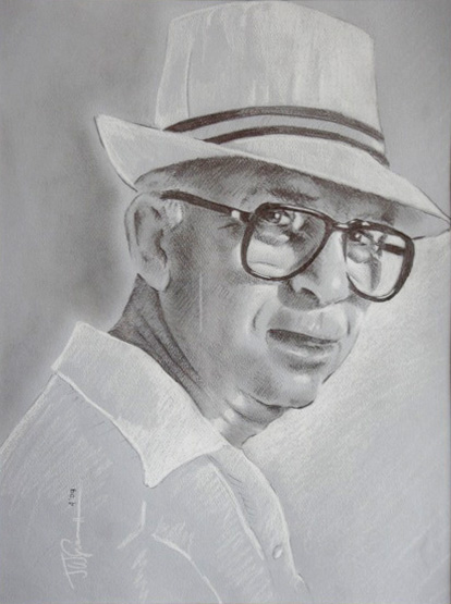 Remy Smith pencil portrait art